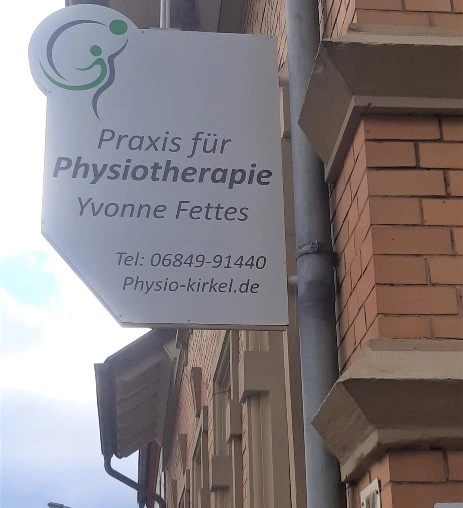 Beschilderung der Praxis